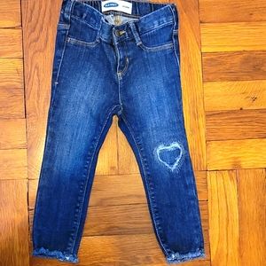 Never worn! Old Navy ballerina jeans size 2T
